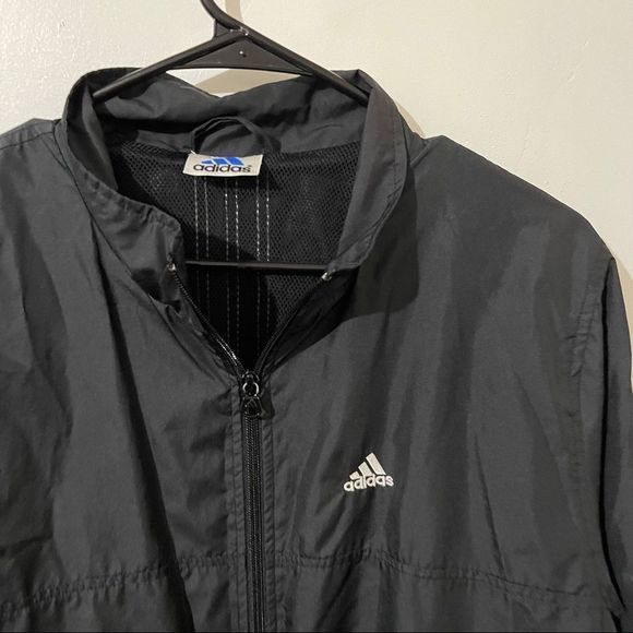 Adidas
Black Zippered Windbreaker Track Jacket size L - Picture 3 of 3